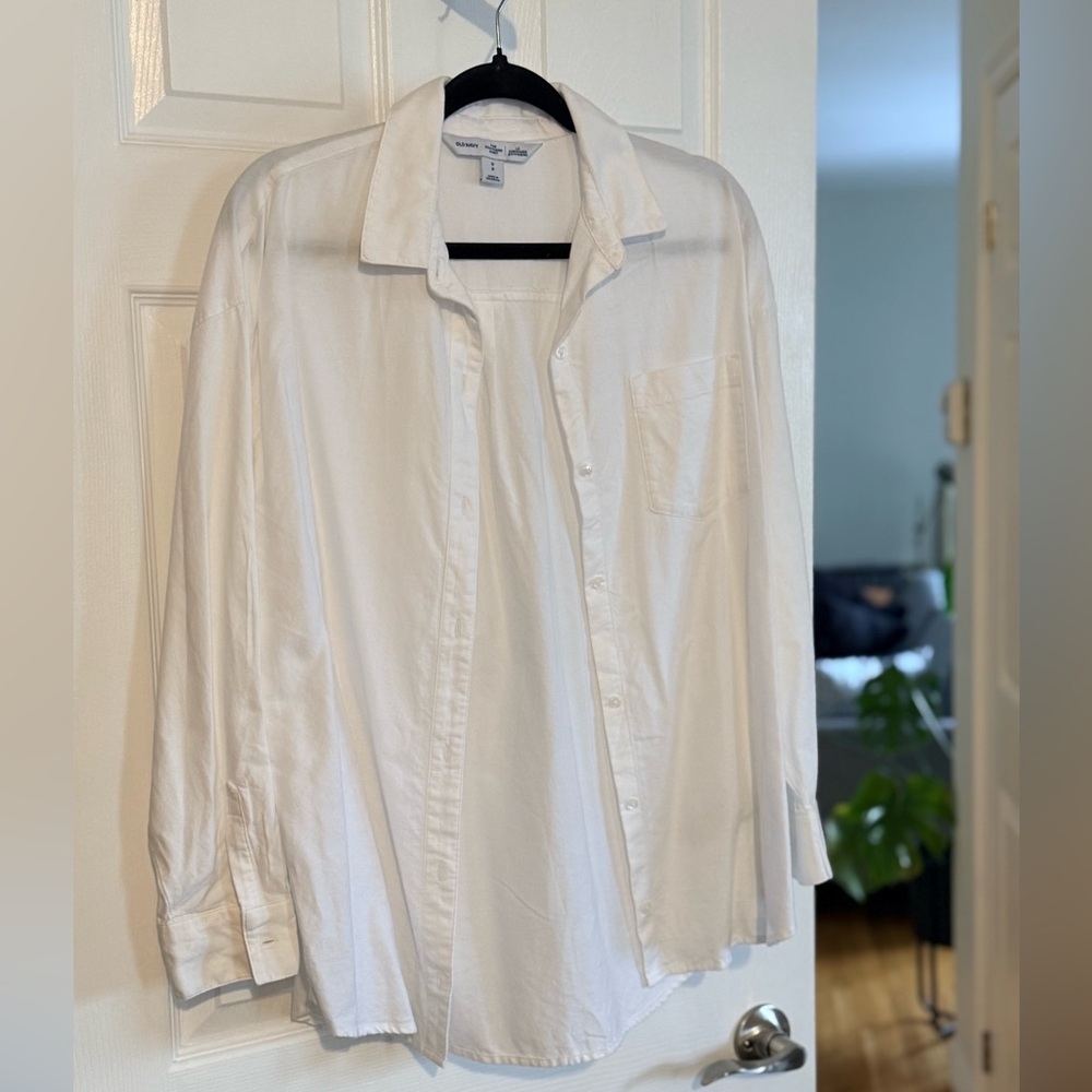 Old Navy Oversized Button-Down Boyfriend Shirt